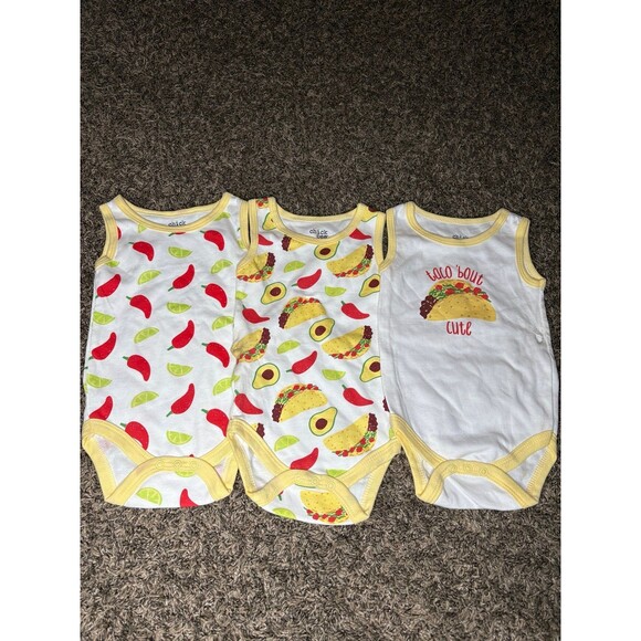 New Chick Pea One Piece 3 included Size 6-9m - Picture 2 of 5
